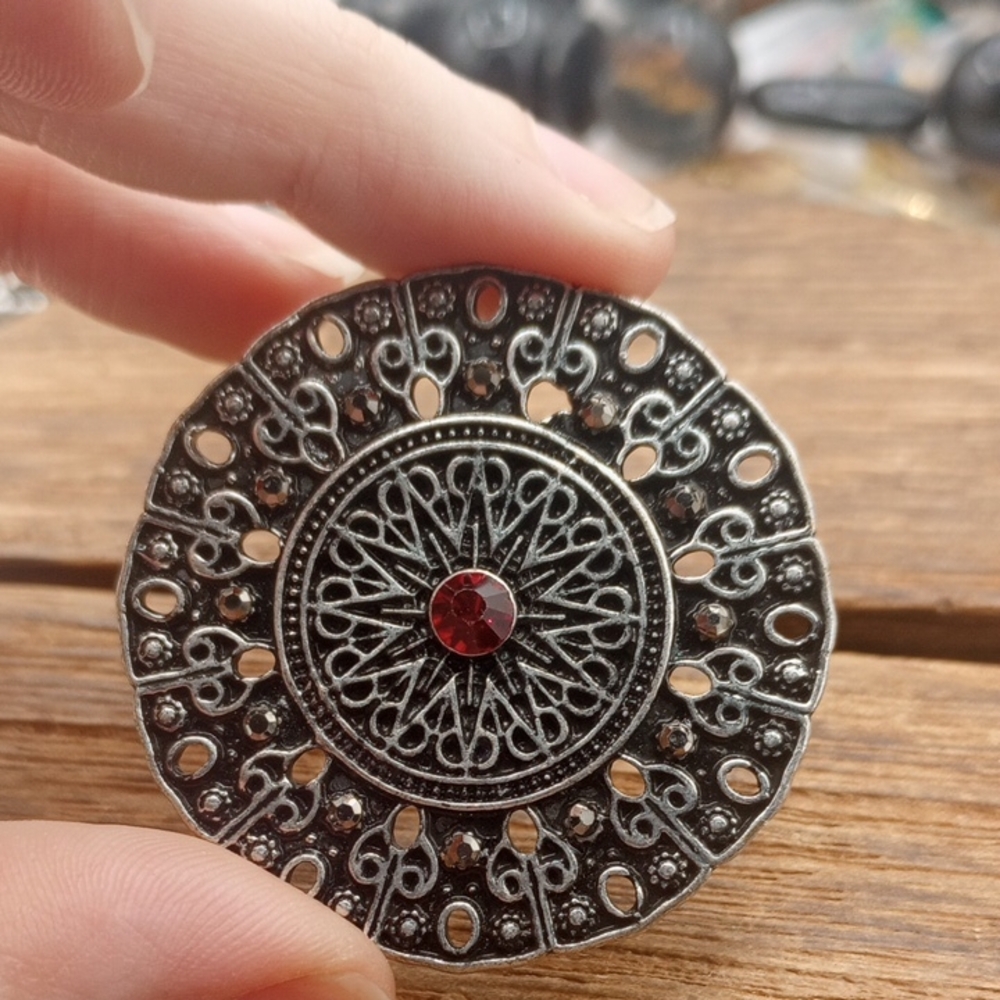 Stunning Ruby Amulet Pendant P243 - image 1